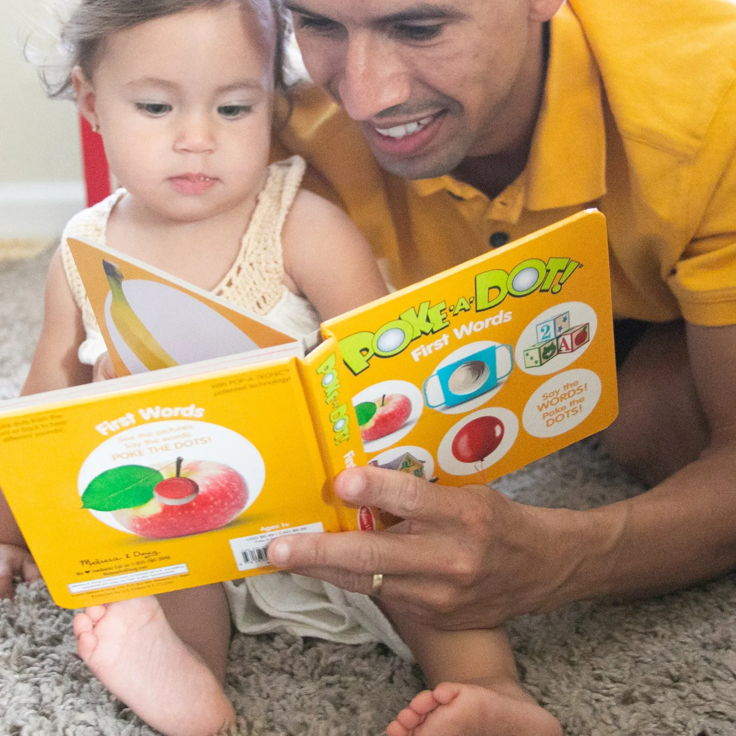 Melissa & Doug Poke-a-Dot First Words Pappbuch ab 1 Jahr