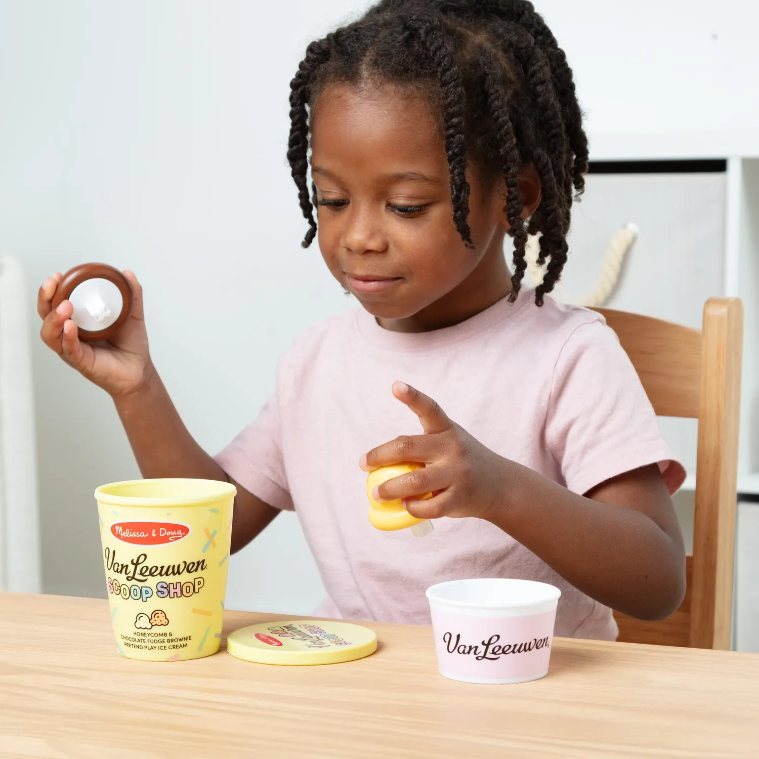 Melissa & Doug Van Leeuwen Eis-Set Kugeleis Holz