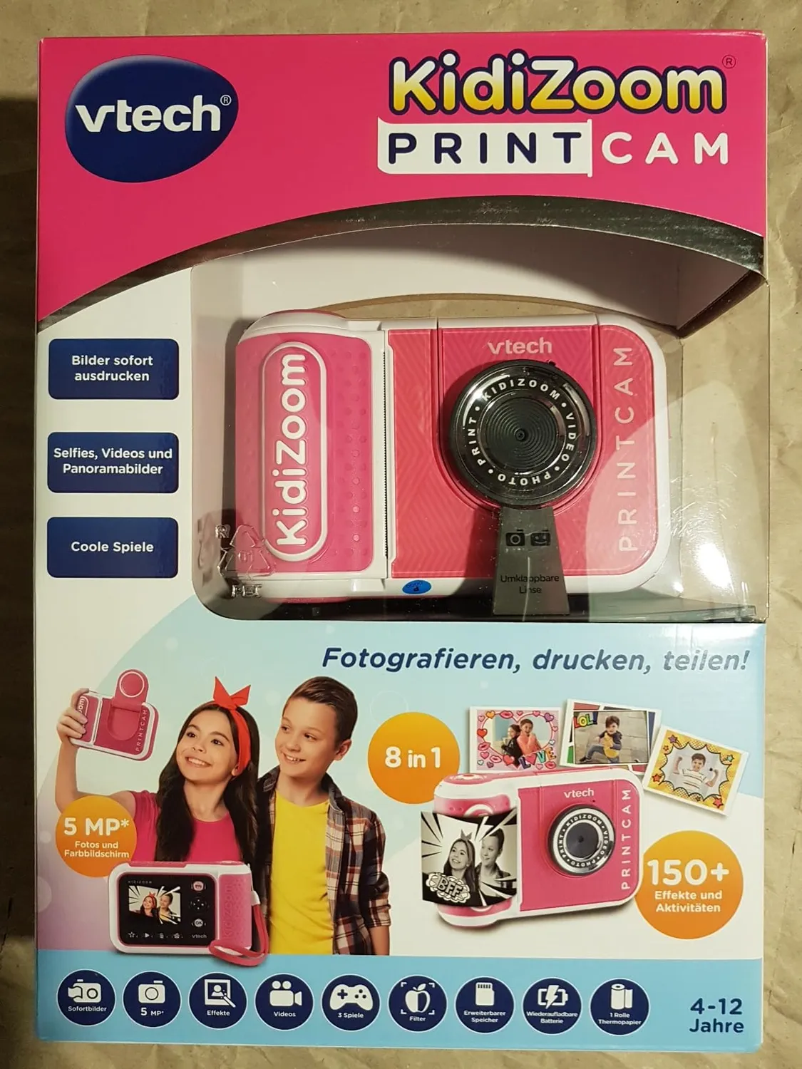 VTech KidiZoom Print Cam Kinderkamera mit Thermodruck