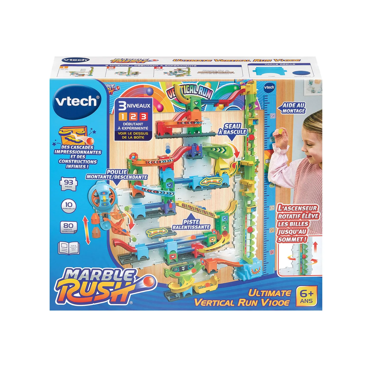 Vtech Marble Rush V100E Kugelbahn Ultimate Vertical Run Vertikal
