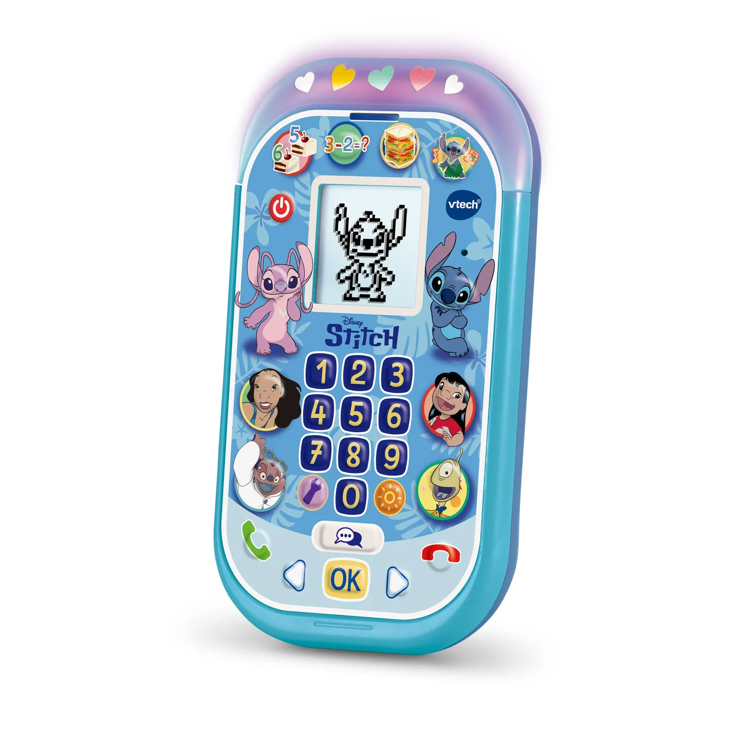 VTech Stitch Lernhandy 80-586004 Spielhandy 4-7 Jahre Disney