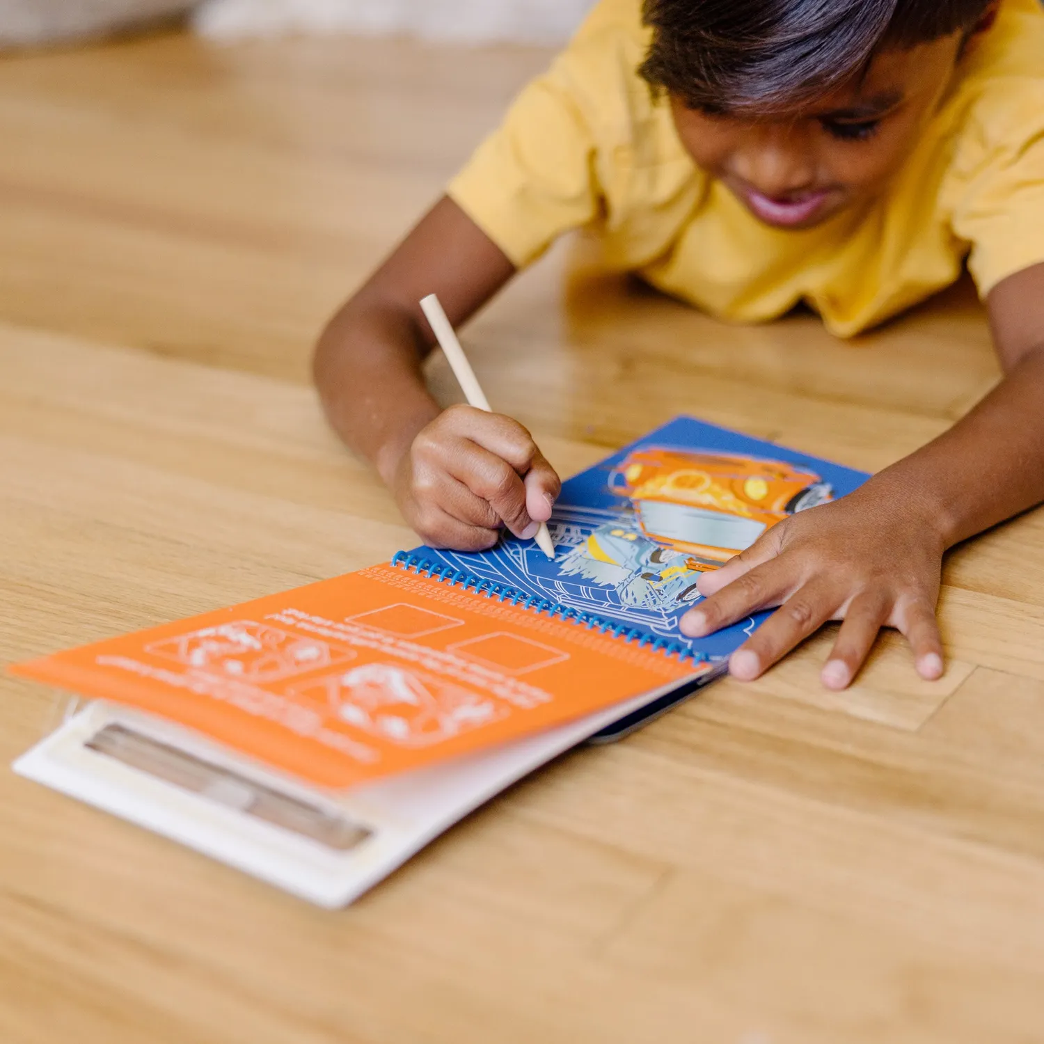Melissa & Doug Vehicles Color-Reveal Kratzheft Fahrzeuge ab 3 Jahre