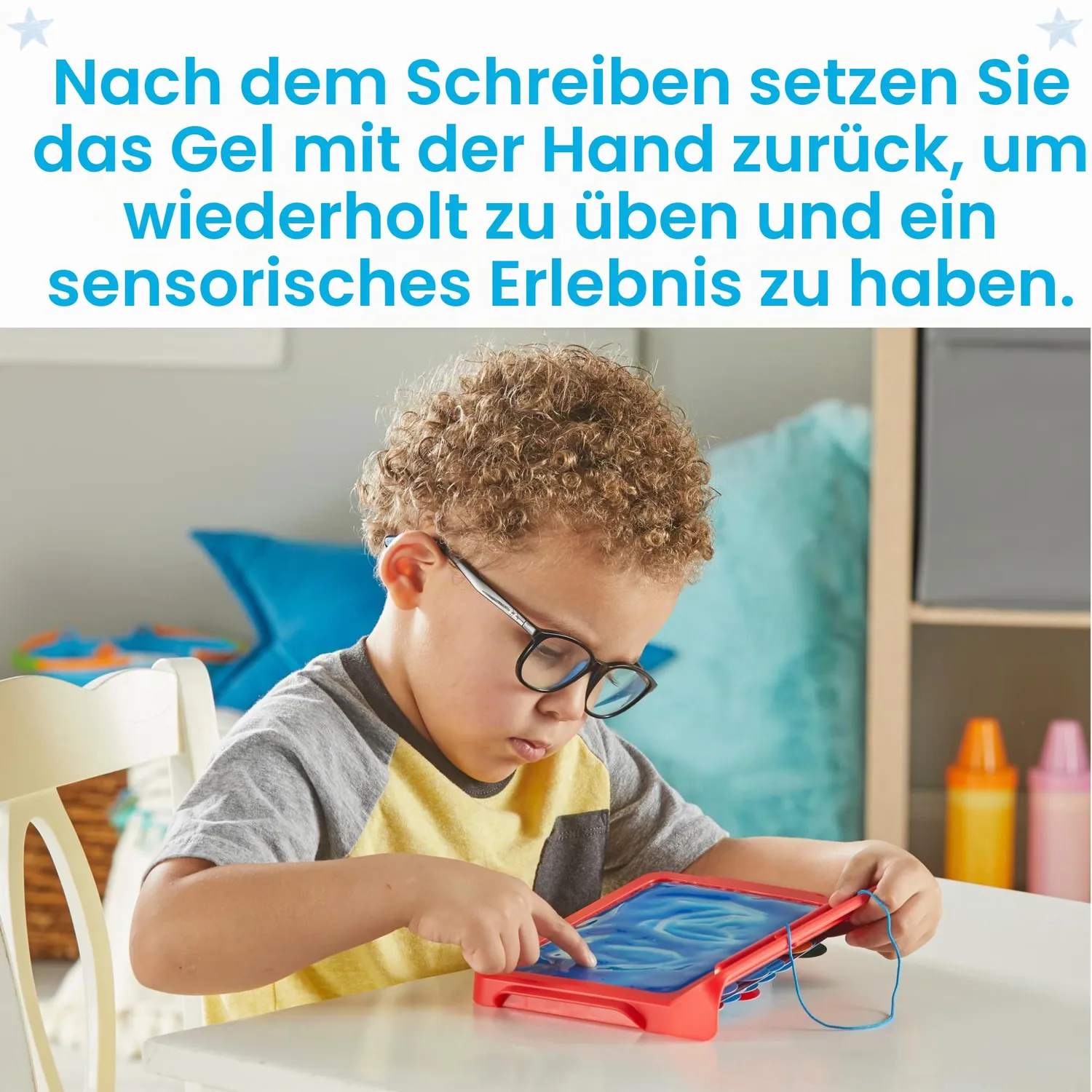 Learning Resources 96240 Sensorik-Pad Lernspiel Multi abwischbar