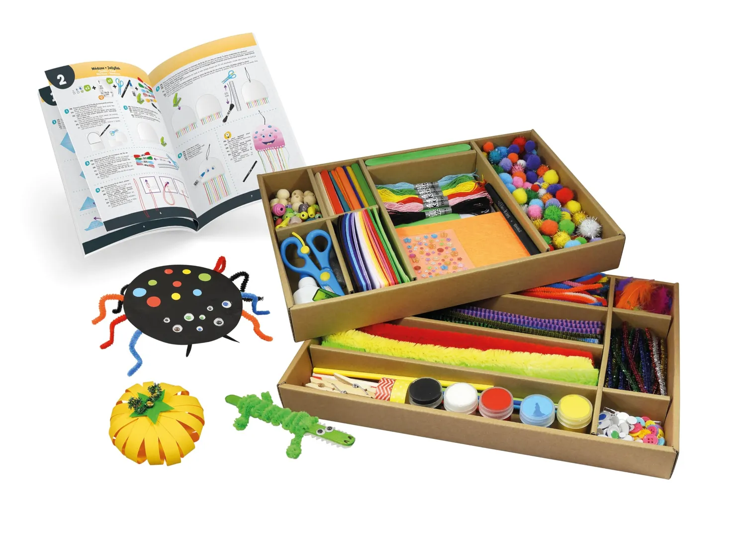 Buki France FK003 Bastelbox 800-teilig ab 4 Jahren mit Anleitung