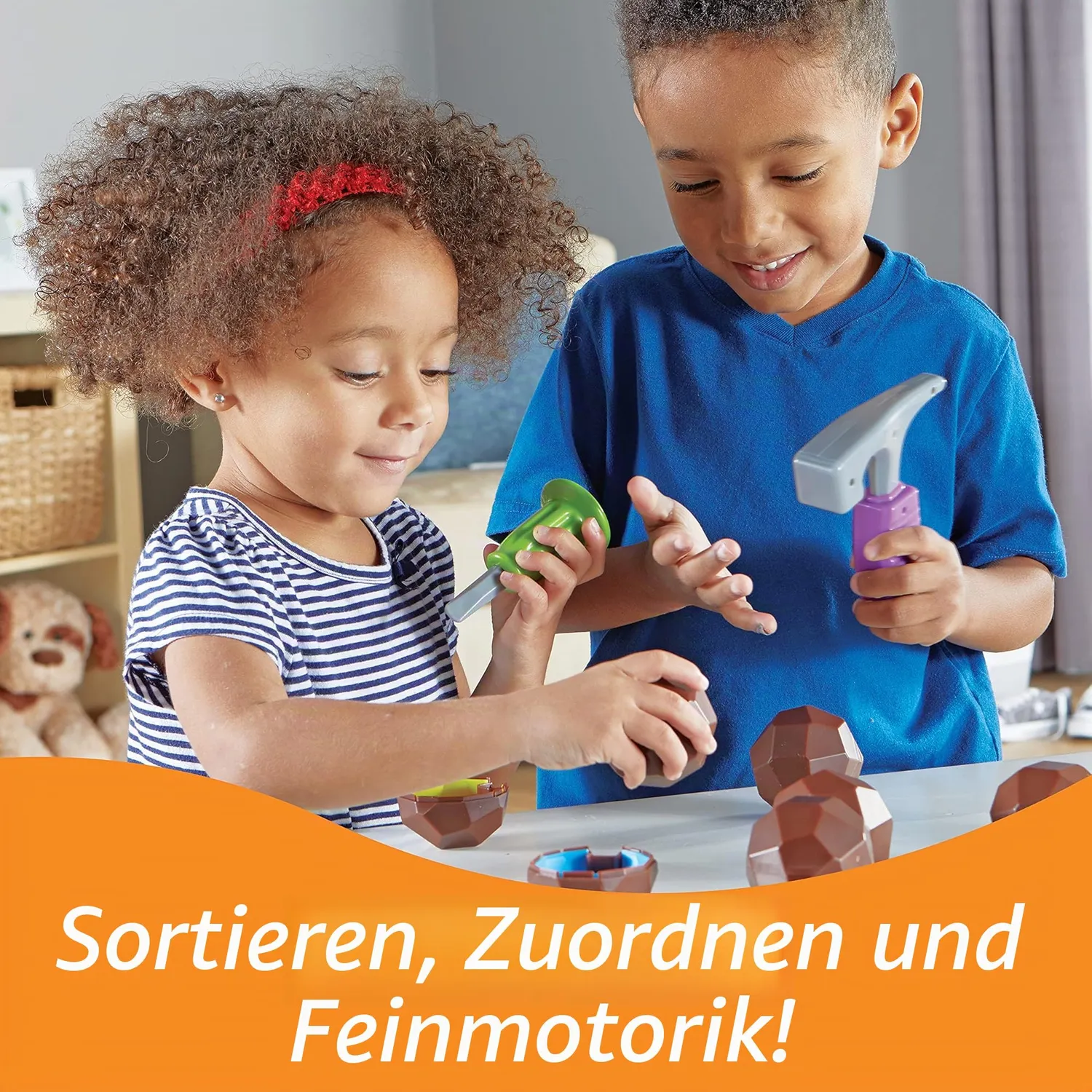 Learning Resources Rock 'n' Gem Lernspiel 2 Geoden ab 3 Jahren