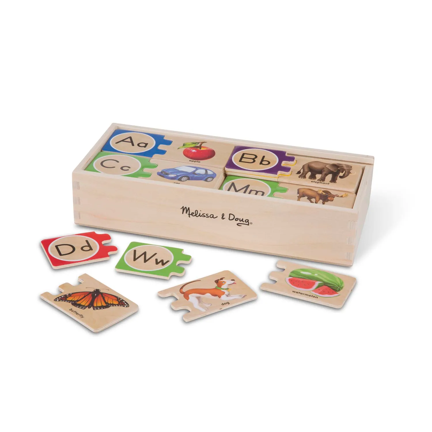 Melissa & Doug Self-Correcting Letter Puzzles Buchstaben