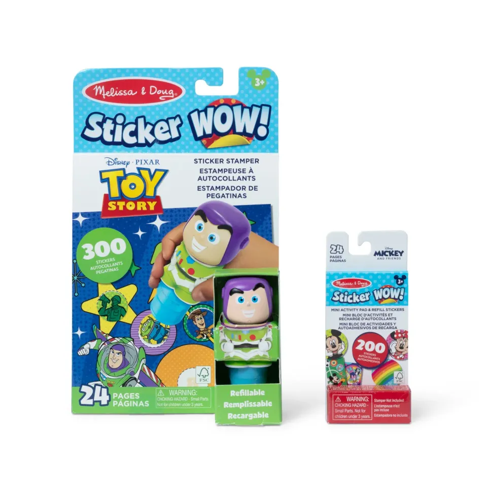 Melissa & Doug Sticker WOW Buzz Lightyear Stempel-Set 500 Sticker