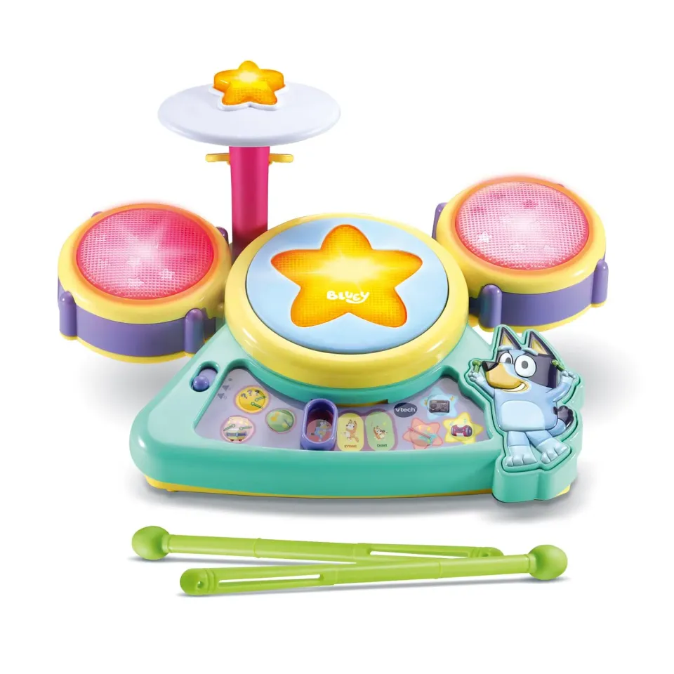 VTech Bluey Interaktives Schlagzeug Französisch ab 3 Jahren