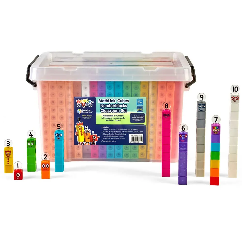 Learning Resources MathLink Numberblocks Steckwürfelset