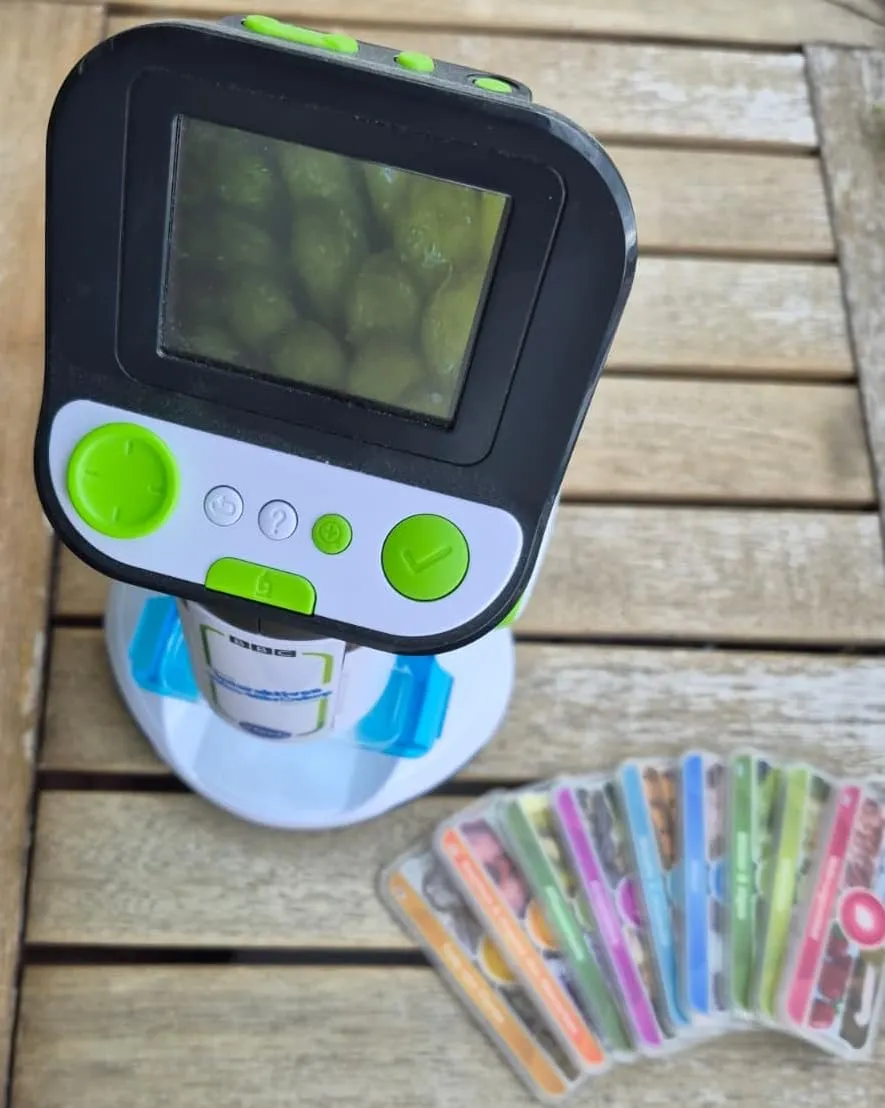 VTech Video-Mikroskop LCD Kinder ab 7 Jahren BBC Videos