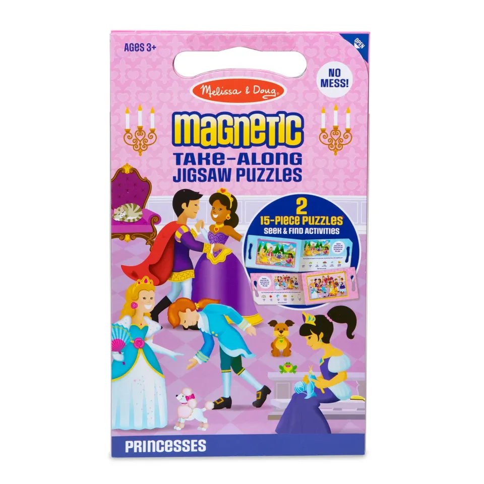 Melissa and Doug Magnetpuzzle Prinzessin 2x15 Teile Reise
