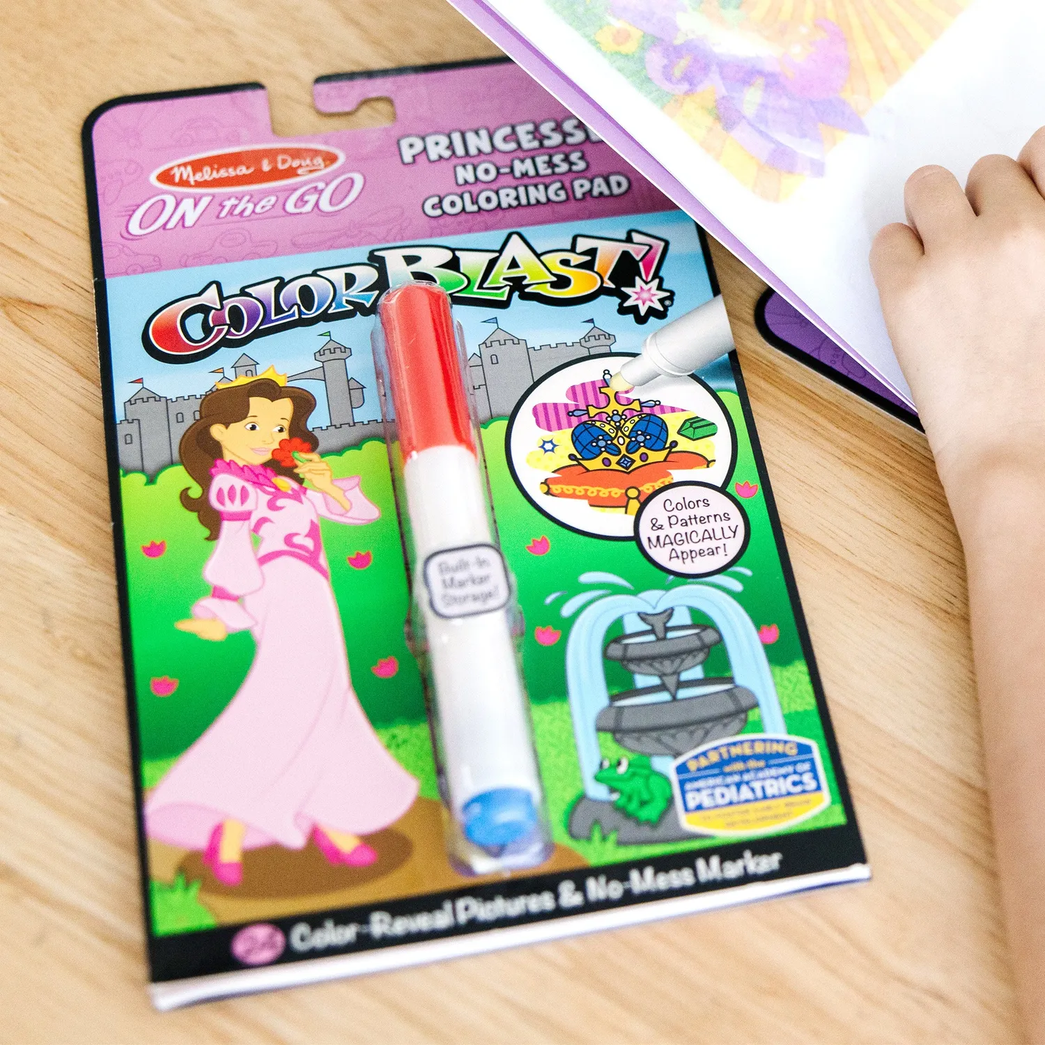 Melissa & Doug On the Go ColorBlast Malbuch Prinzessin Zauber
