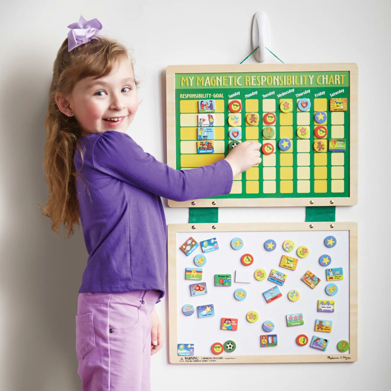 Melissa & Doug Magnet Belohnungstafel Aufgabenplan 90 Magnete