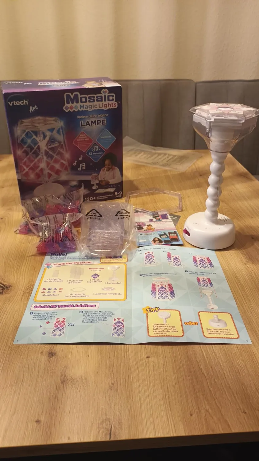VTech Mosaic Magic Lights Kinderlampe Mosaiksteine