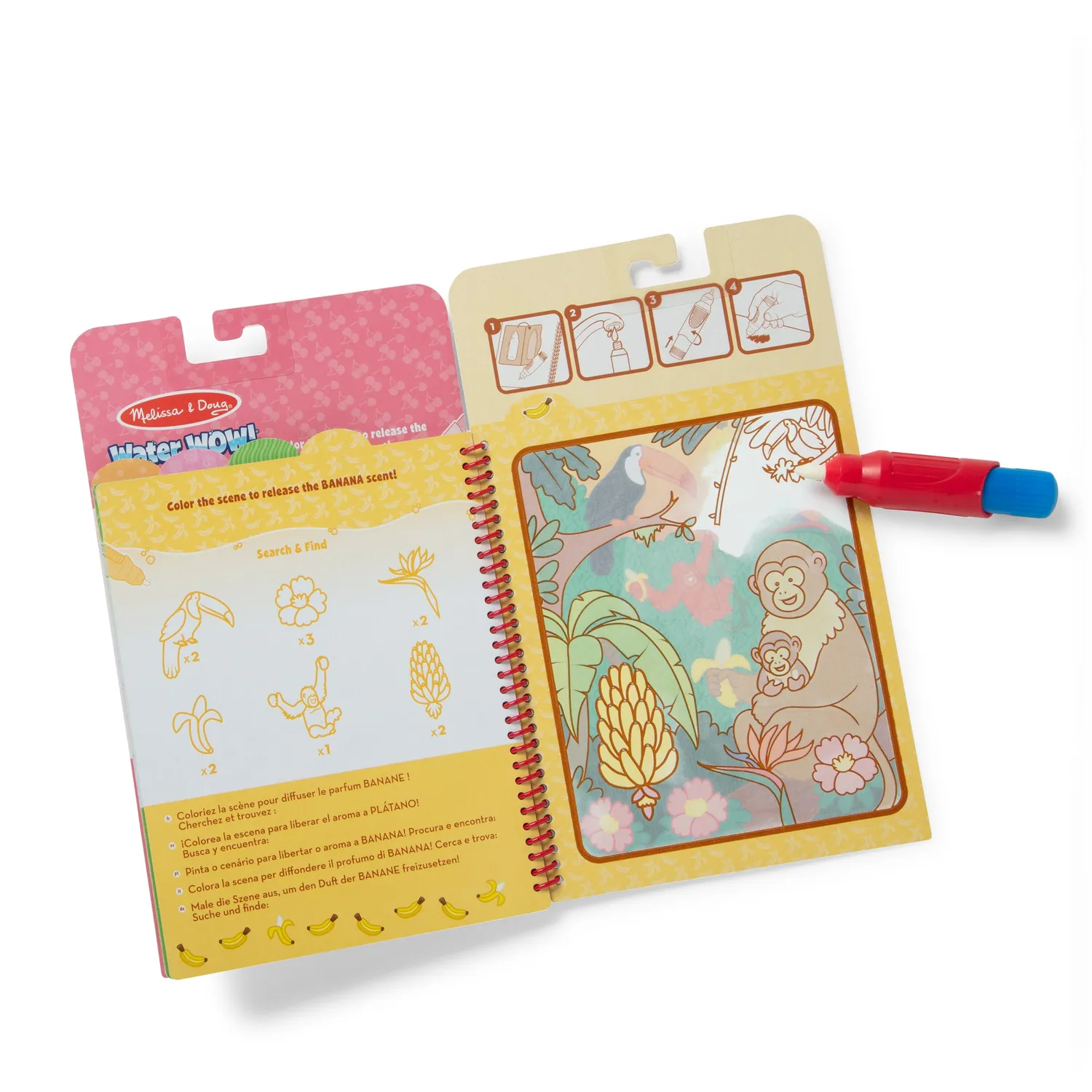 Melissa & Doug Water WOW Duft-Malbuch Frucht