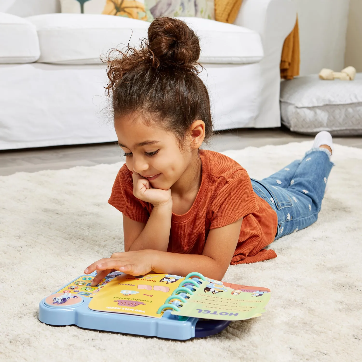 VTech Bluey Interaktives Lernspielbuch 14 Seiten mit Originalstimmen