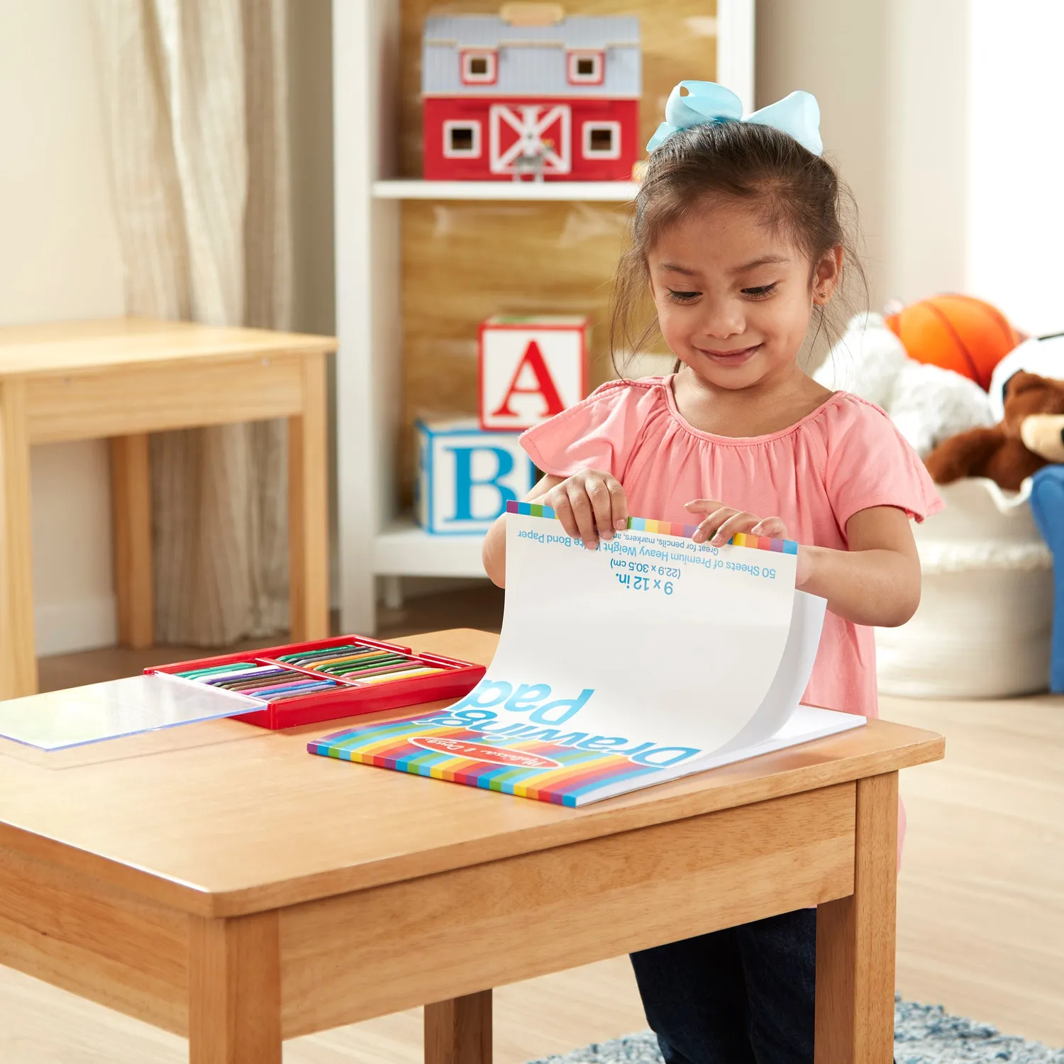 Melissa & Doug Drawing Paper Pad Zeichenpapier 50 Blatt 3er-Pack