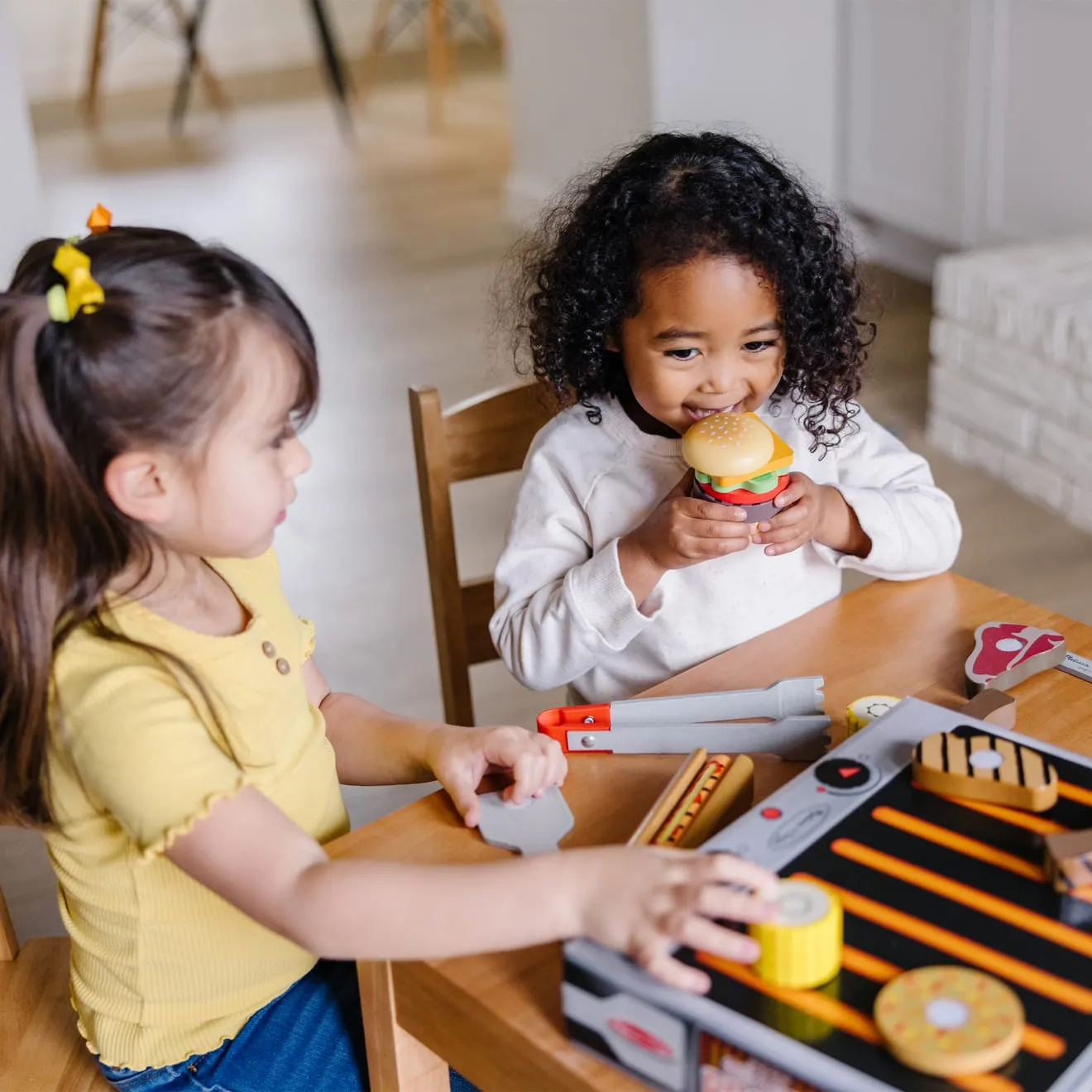 Melissa & Doug Grill & Serve BBQ Grillset Holz 20-teilig