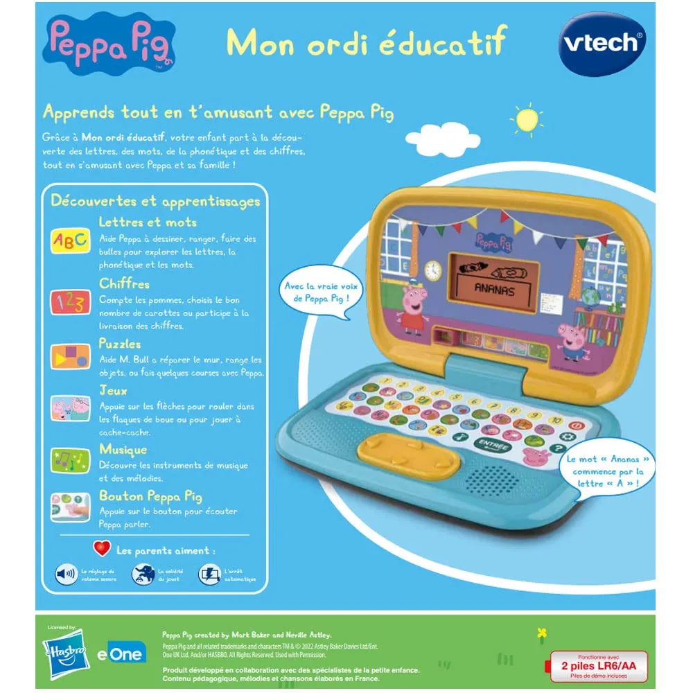 VTech Peppa Pig My Ordi Lerncomputer französisch 3-6 Jahre