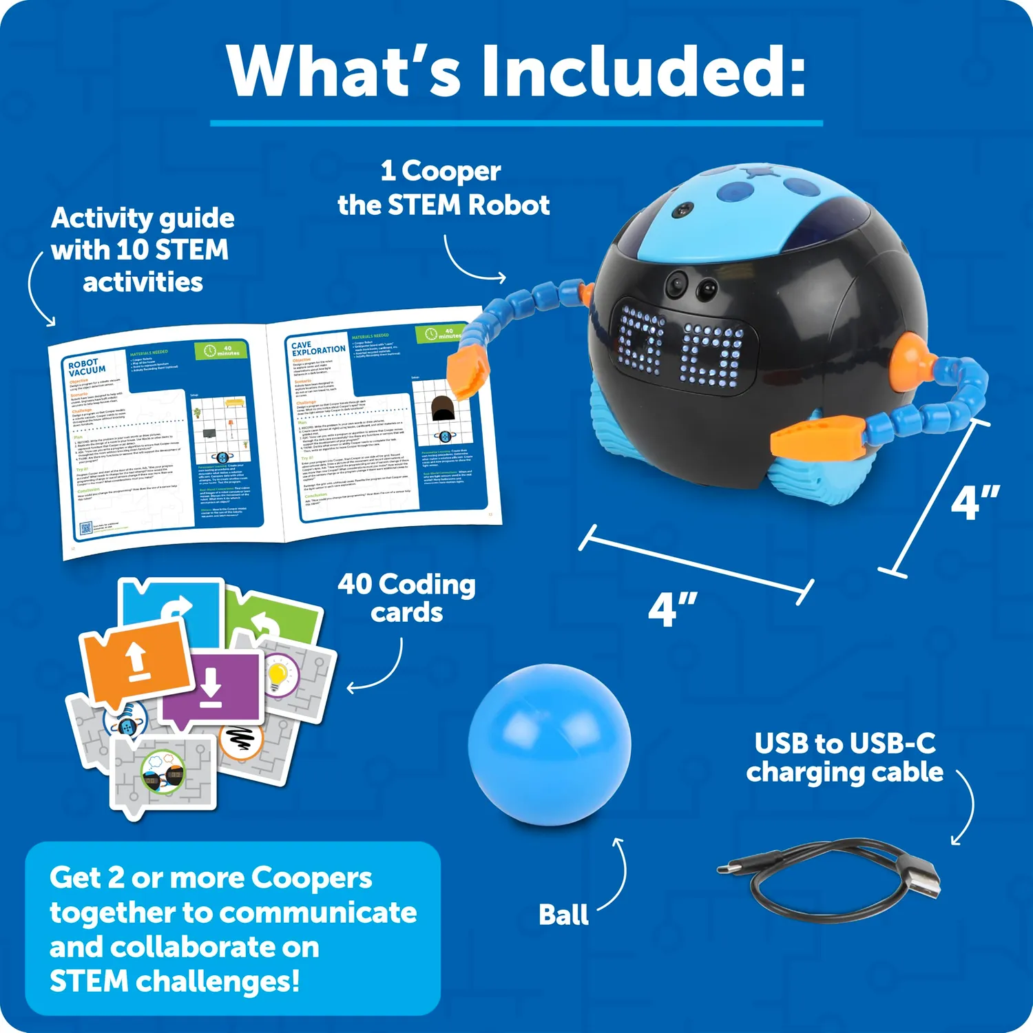 Learning Resources Cooper STEM-Roboter LER3119 Einzeln