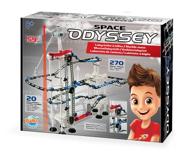 Buki PM517 Murmelspaß Space Odyssey Kugelbahn 59 cm 270-teilig