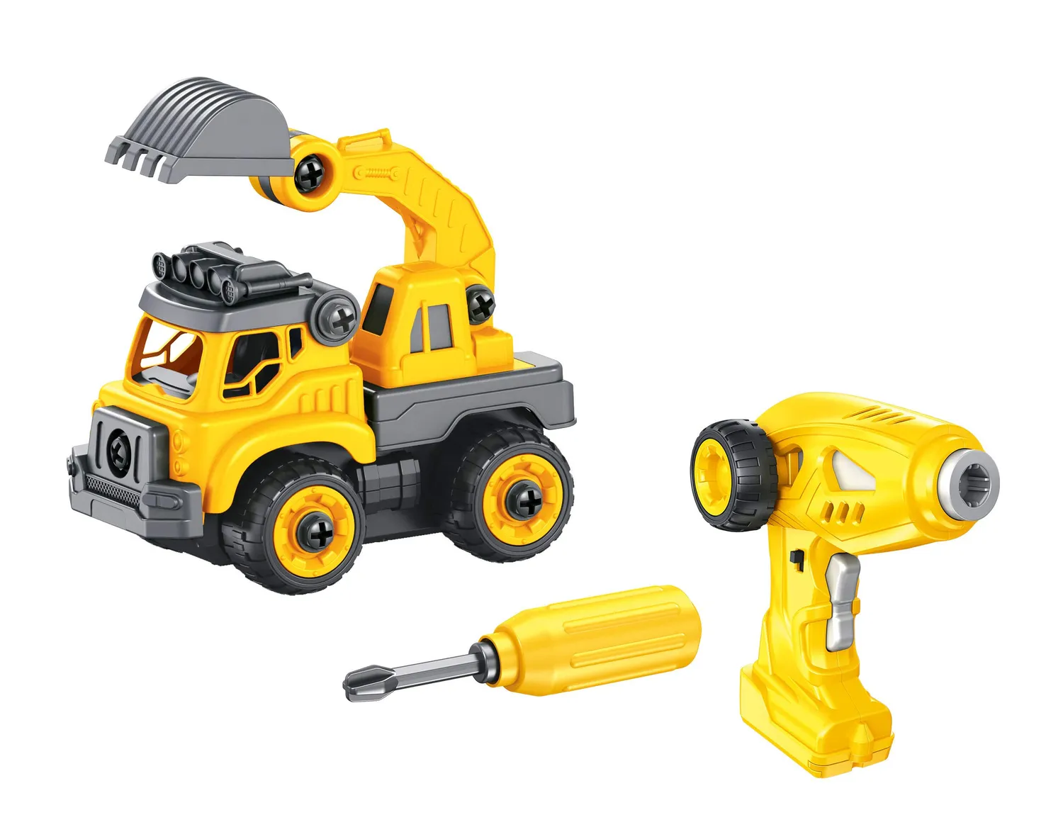 Buki France 9020 Baustellenlaster RC Laster Schrauben 2 Modelle