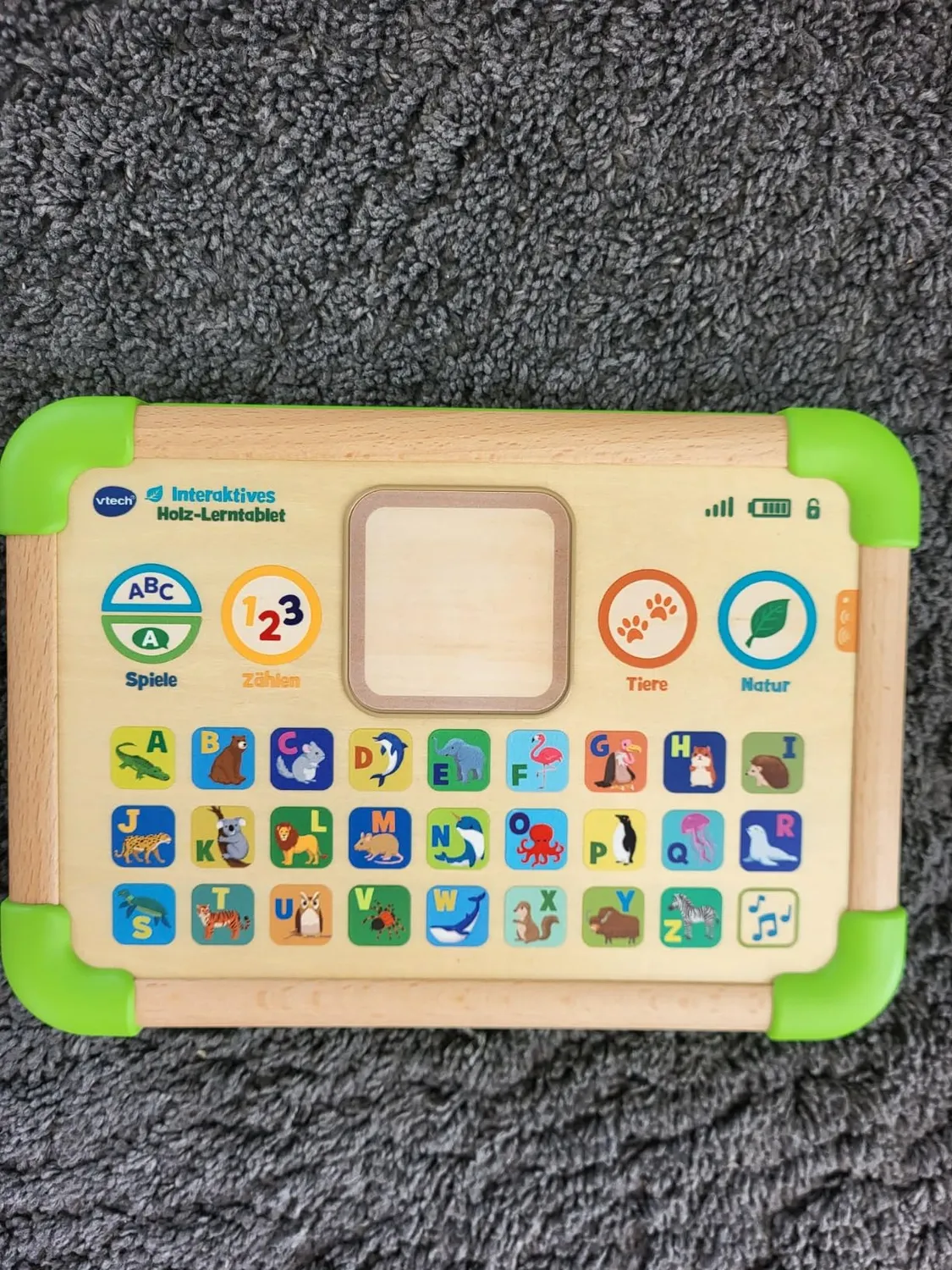 VTech Holz-Lerntablet interaktiv FSC ab 1 Jahr 26 Tasten