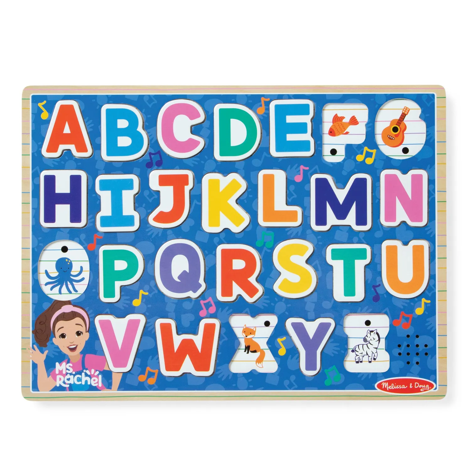 Melissa & Doug Ms. Rachel Phonics ABC Soundpuzzle Holz