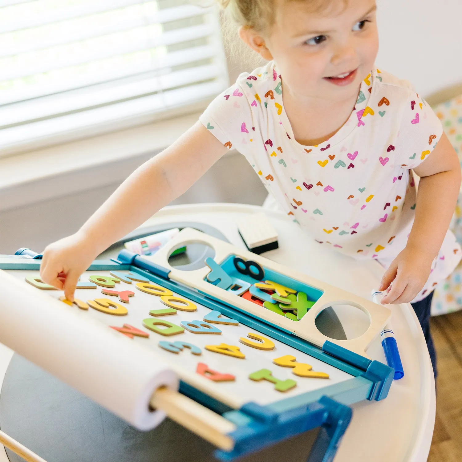 Melissa & Doug Double-Sided Magnetic Tabletop Easel Tischstaffelei Holz