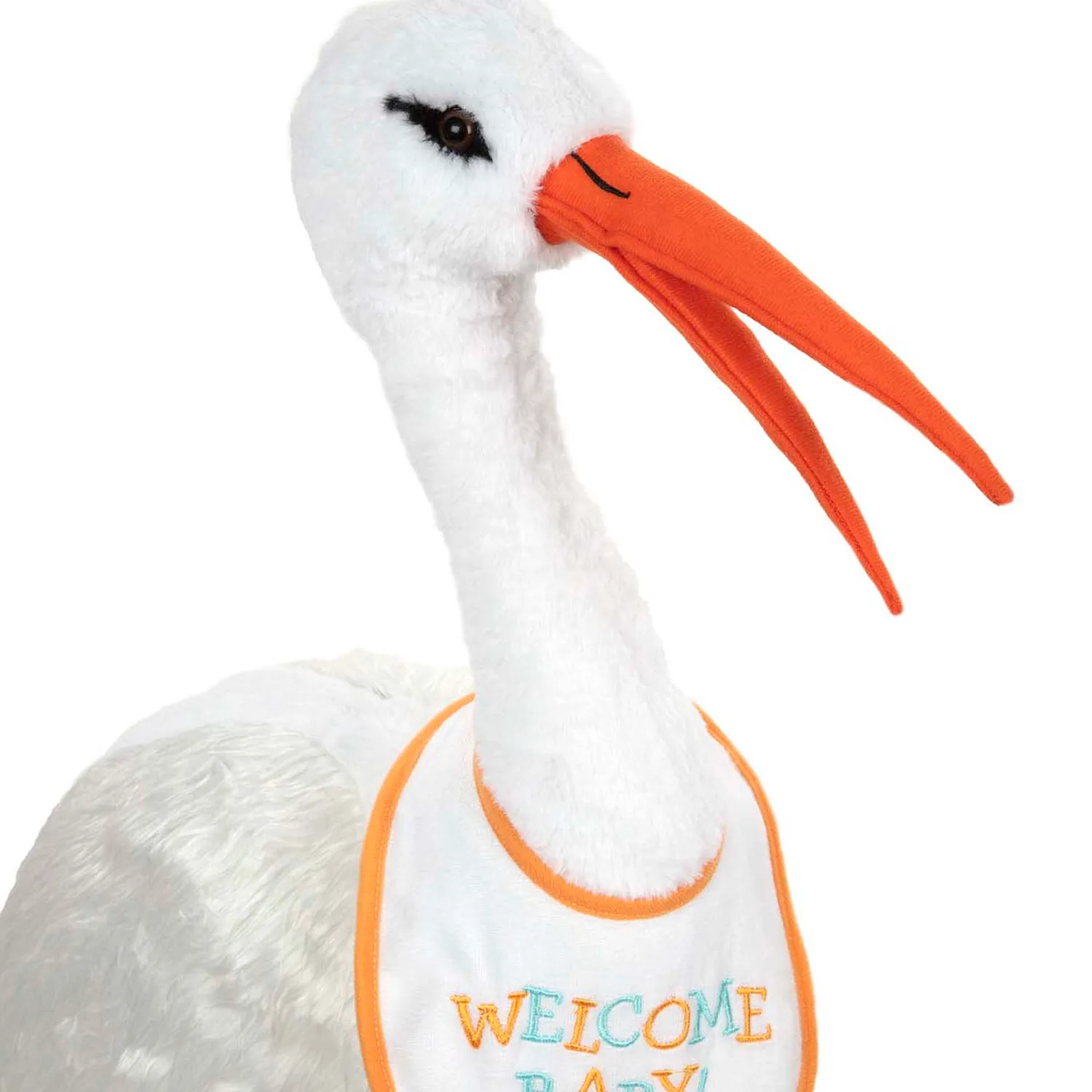 Melissa & Doug Storch Plüschtier stehend weiß 90 cm