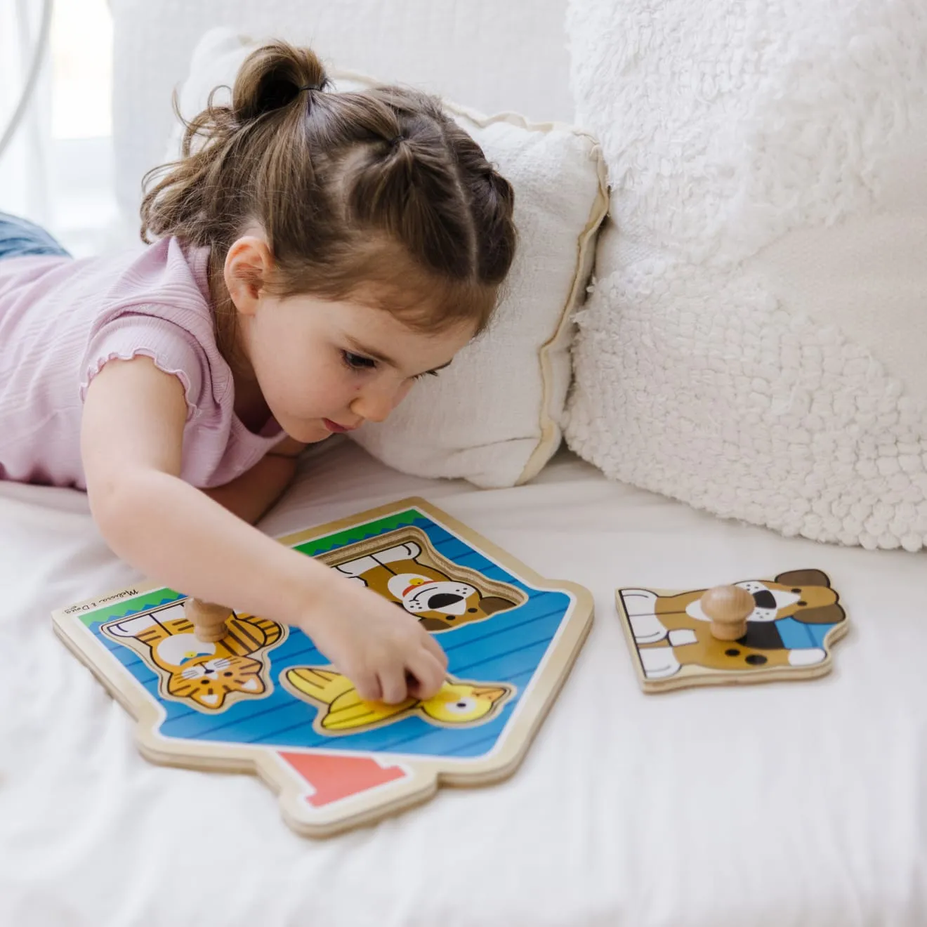 Melissa & Doug House Pets Holzpuzzle 3 Teile Baby