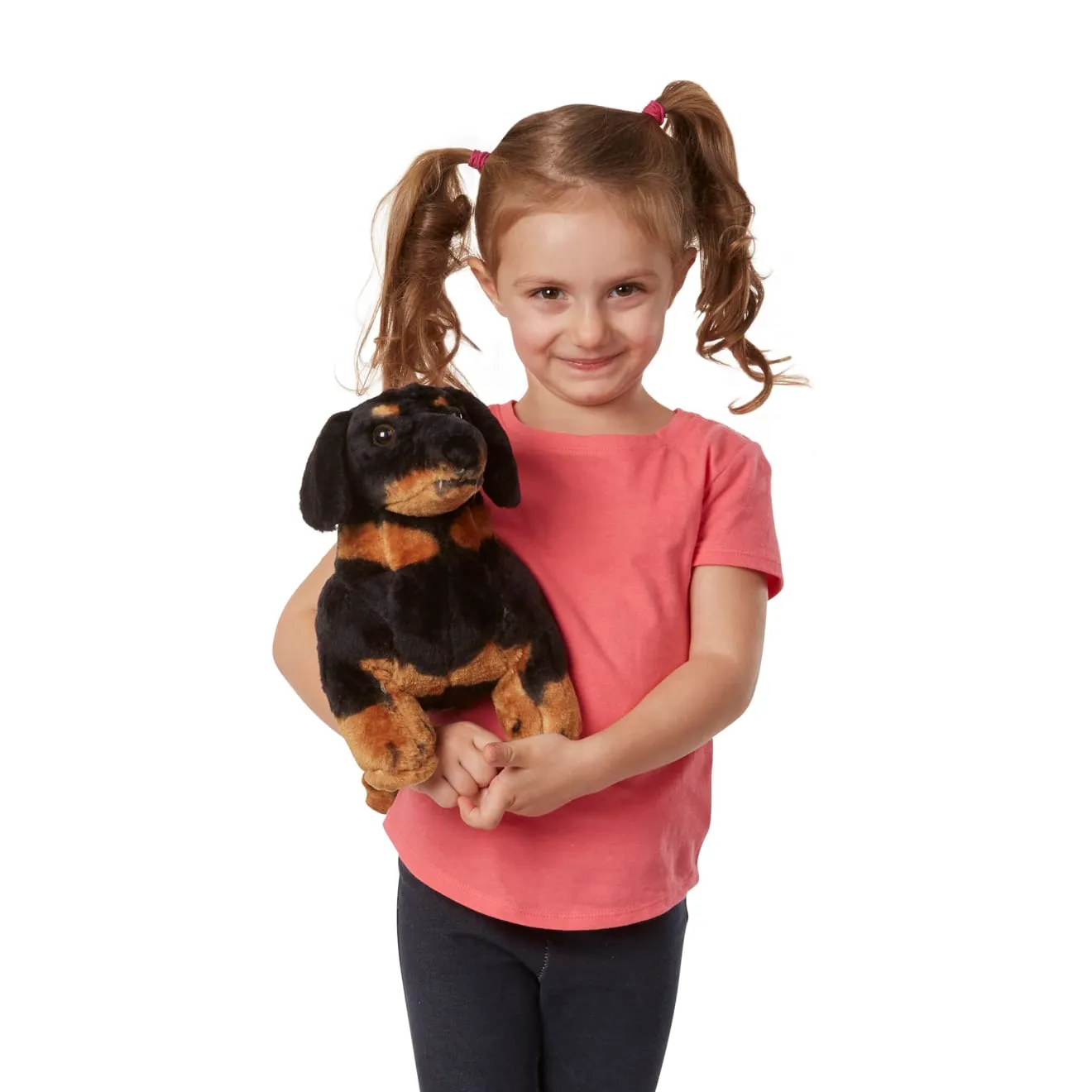 Melissa & Doug Dachshund Hund Plüschtier Dackel braun