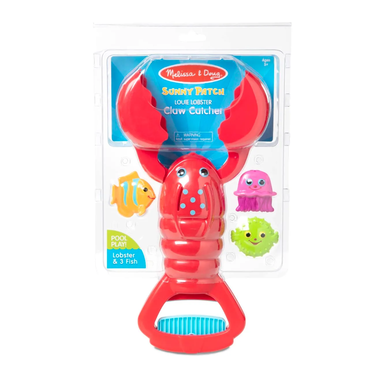 Melissa Doug Louie Lobster Claw Catcher Poolspielzeug 4-tlg