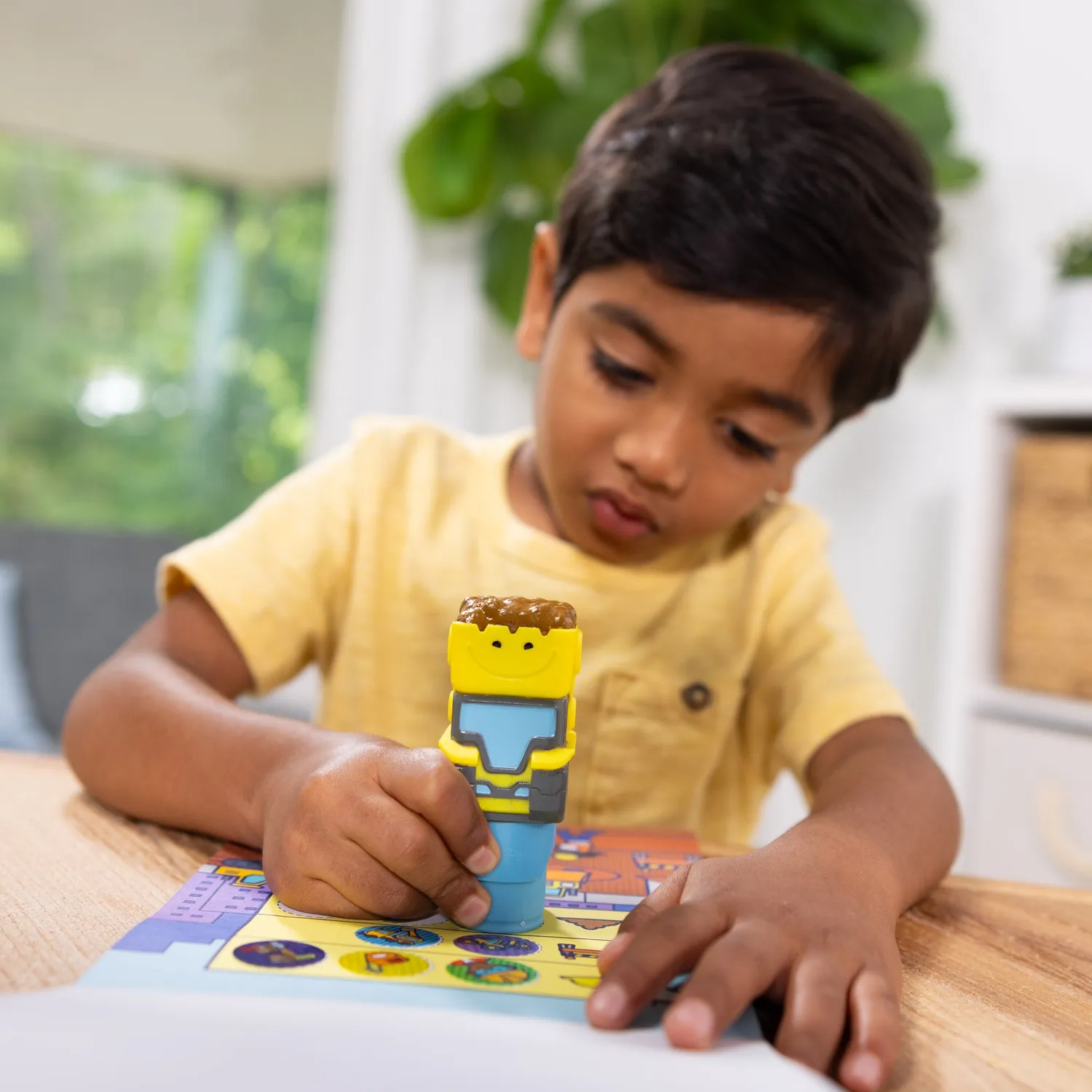 Melissa and Doug Sticker WOW Bulldozer Sticker-Set Bundle 500