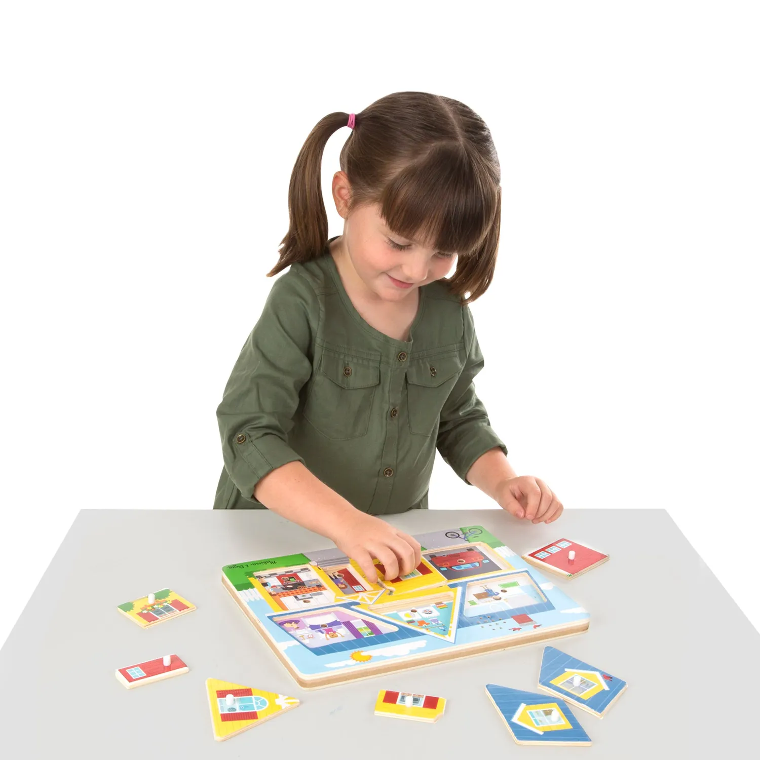 Melissa & Doug Around the House Soundpuzzle Holz 8-tlg