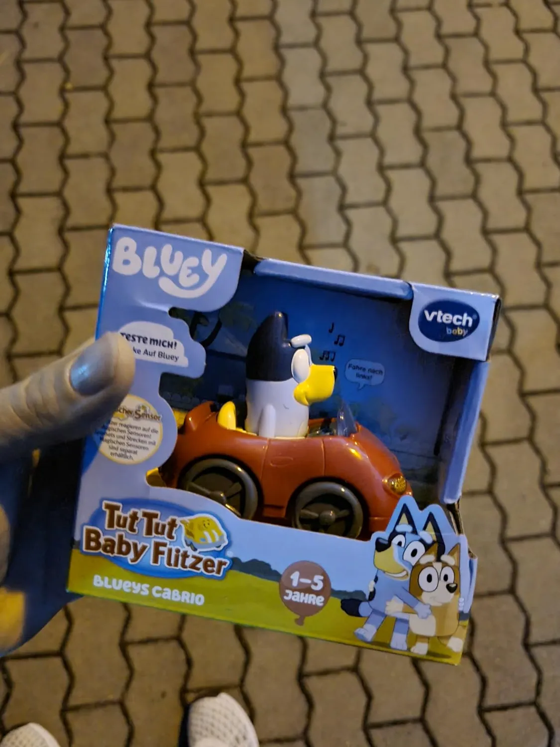 VTech Tut Tut Blueys Cabrio Spielauto mit Musik 1-5 Jahre