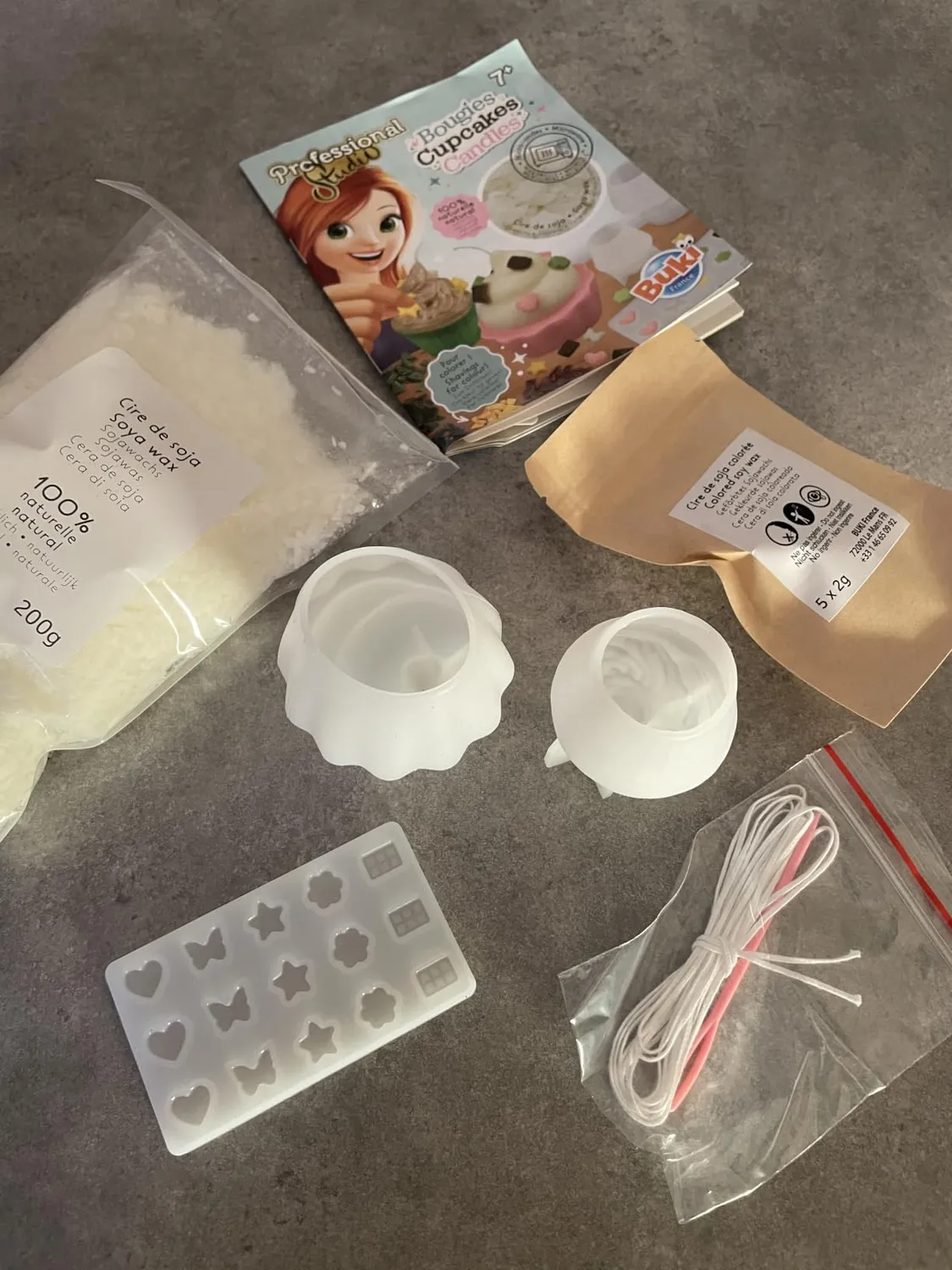 Buki France Professional Studio 5429 Cupcake Kerzen 2 Stück