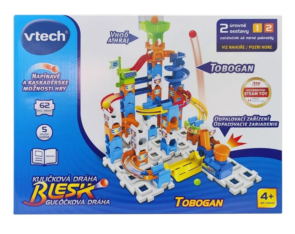 VTech Marble Rush Spiral City 503603 Murmelbahn 62 Teile