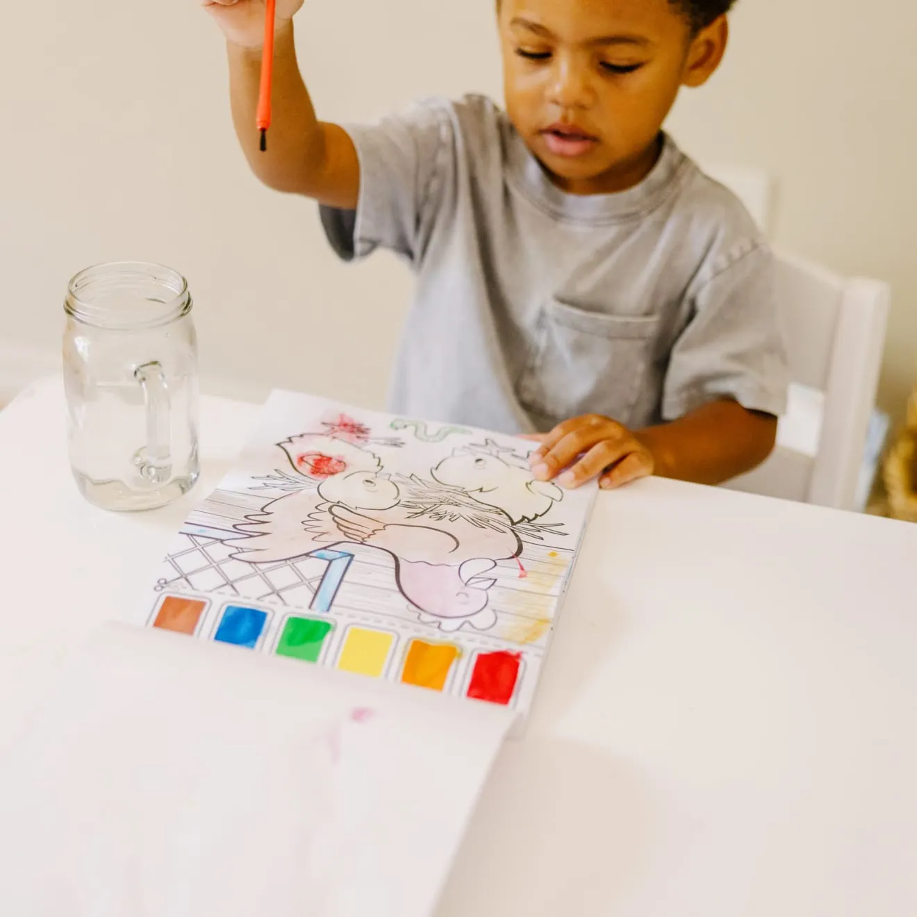 Melissa & Doug Farm Animals Malblock mit Wasser 20 Seiten