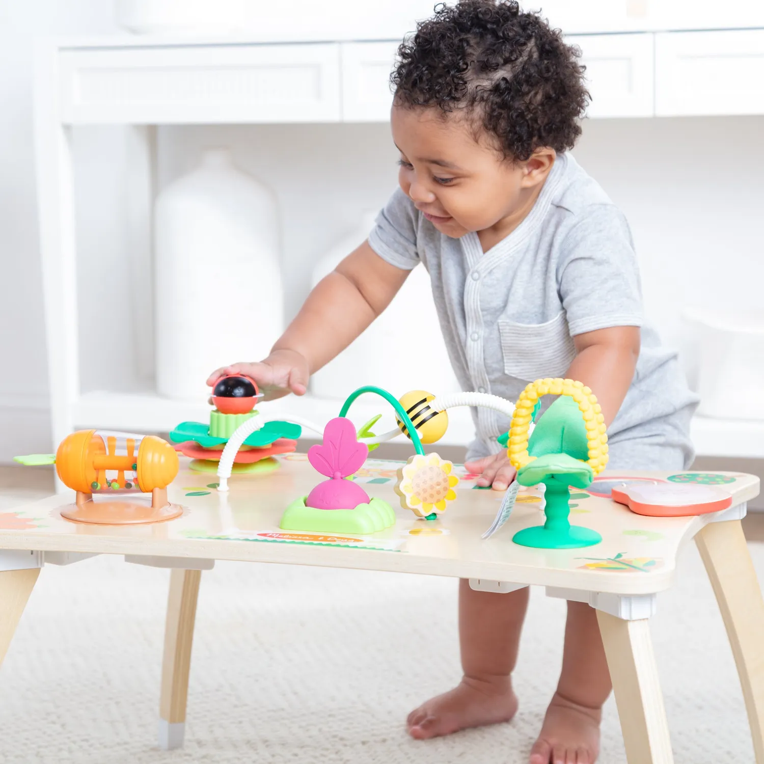 Melissa & Doug Farmers Market Aktivitätscenter Holz Baby 3in1