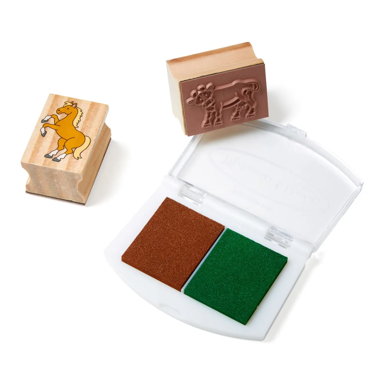 Melissa & Doug Stamp-a-Scene Farm Stempelset 20-tlg abwaschbar