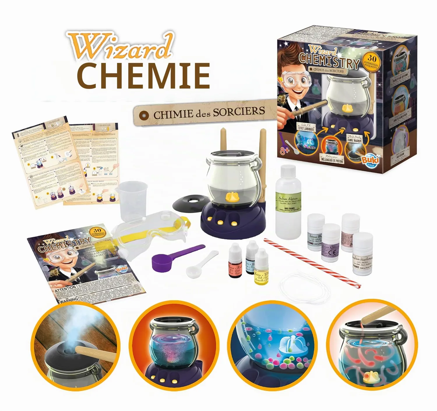 Buki Hexenchemie 8366 Experimentierkasten 30 Experimente