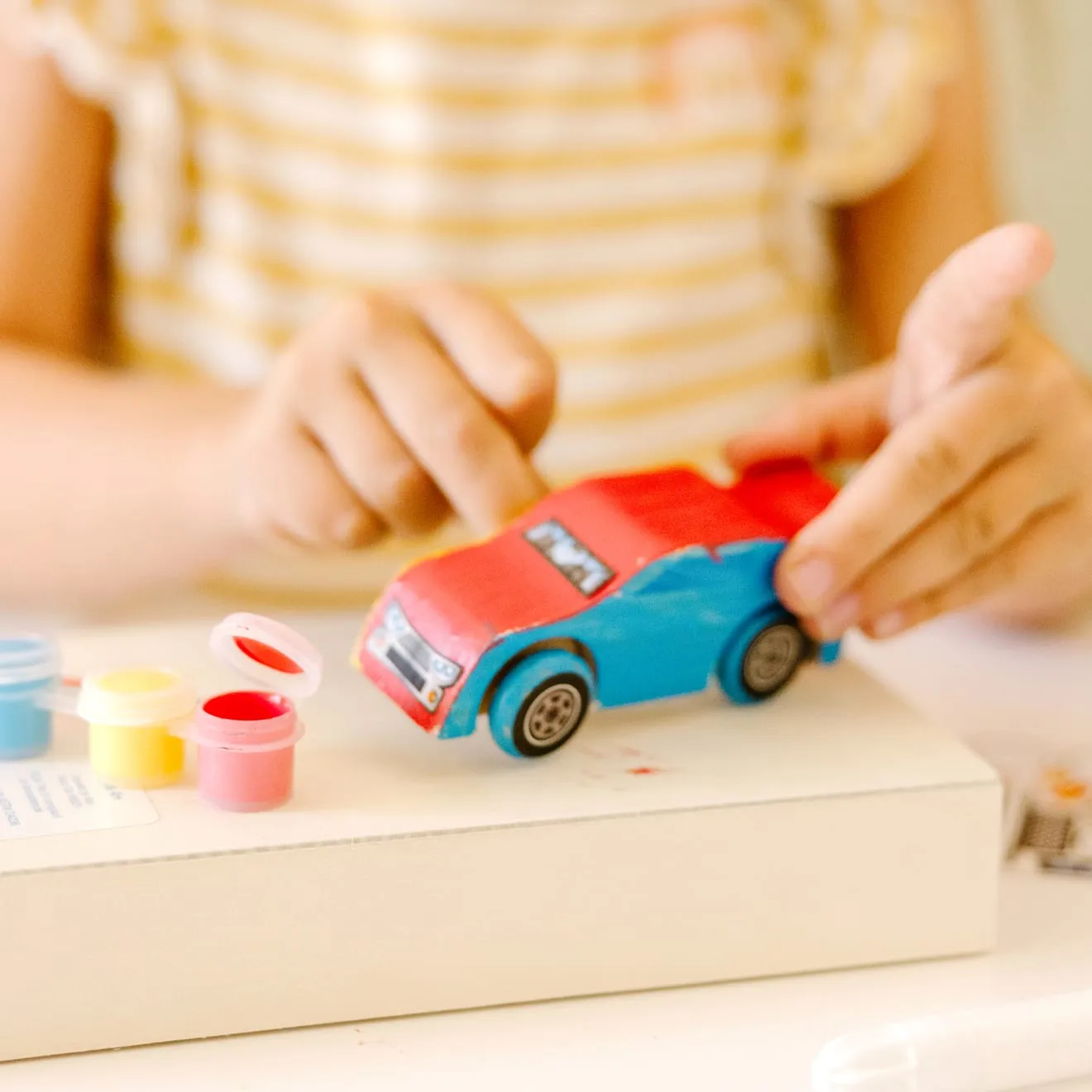 Melissa & Doug Created by Me! Race Car Bastelset Holz ab 4 Jahre