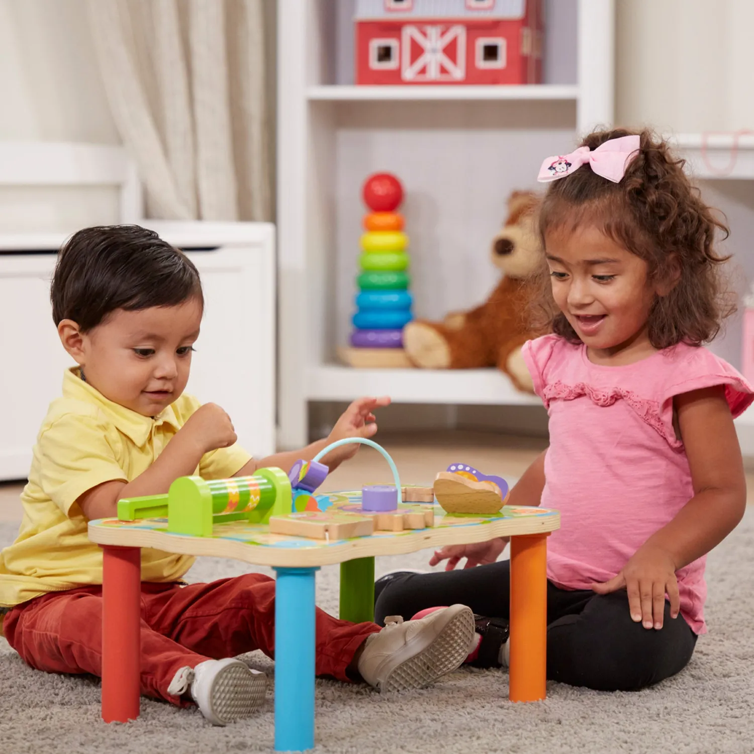 Melissa & Doug First Play Jungle Aktivitätstisch Holz