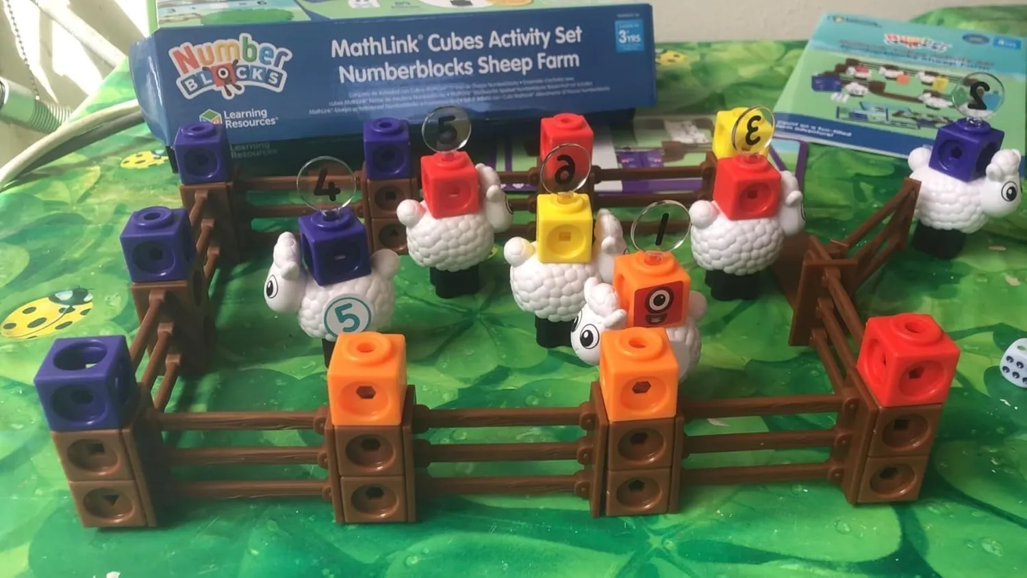 Learning Resources MathLink Numberblocks Bauernhof Schafe 53-tlg.