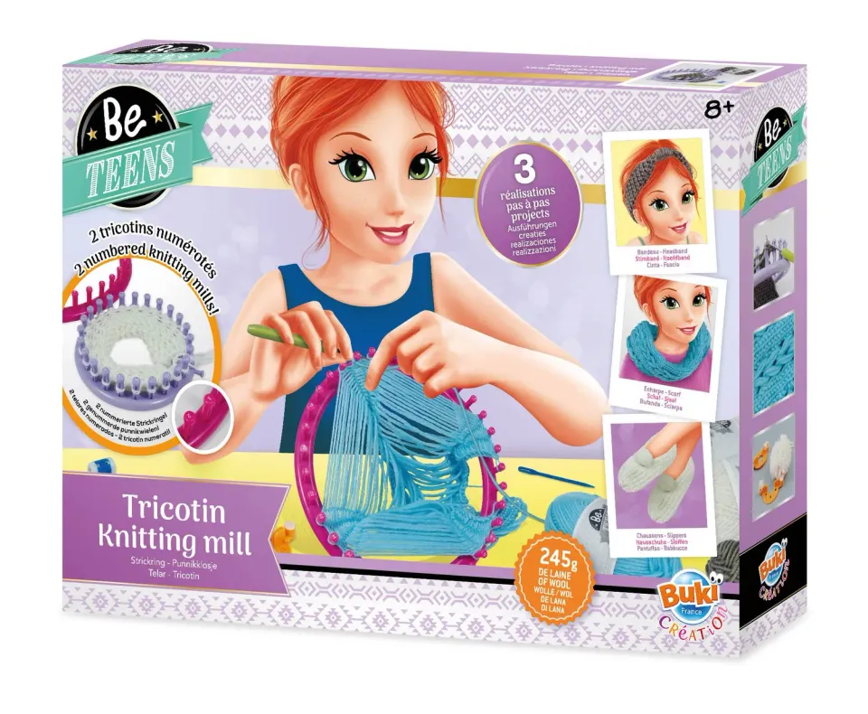 Buki Be Teens BE005 Strickset mit Wolle für Anfänger