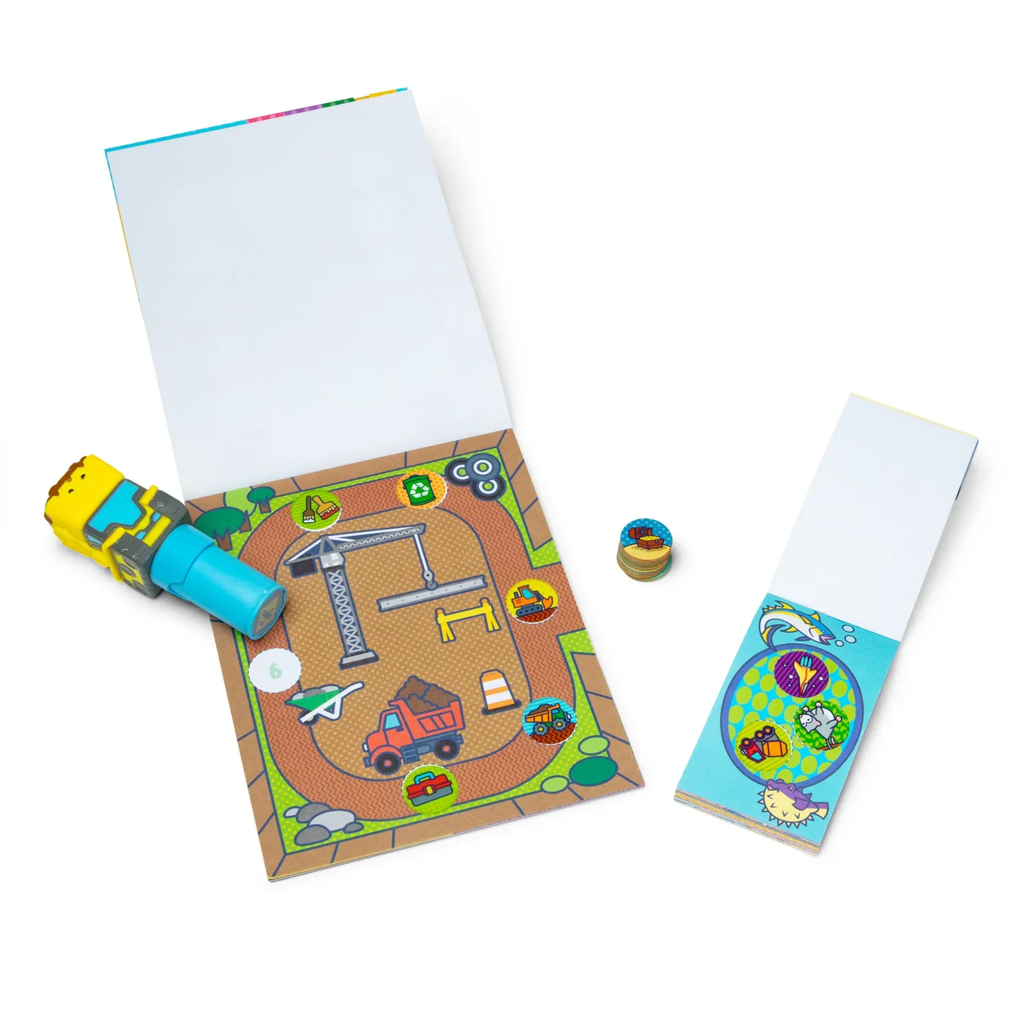 Melissa and Doug Sticker WOW Bulldozer Sticker-Set Bundle 500