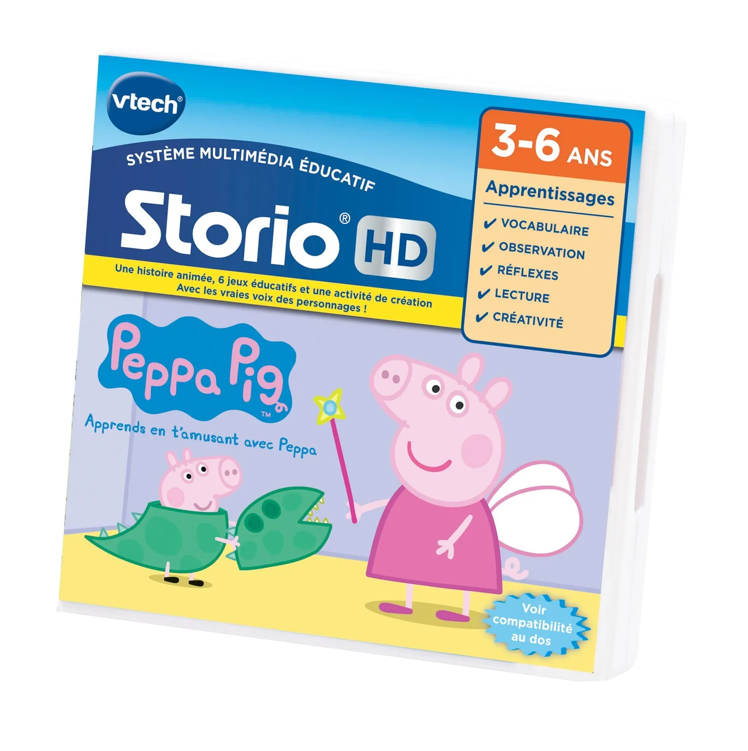 VTech Storio Peppa Pig Lernspiel für Storio Max TV