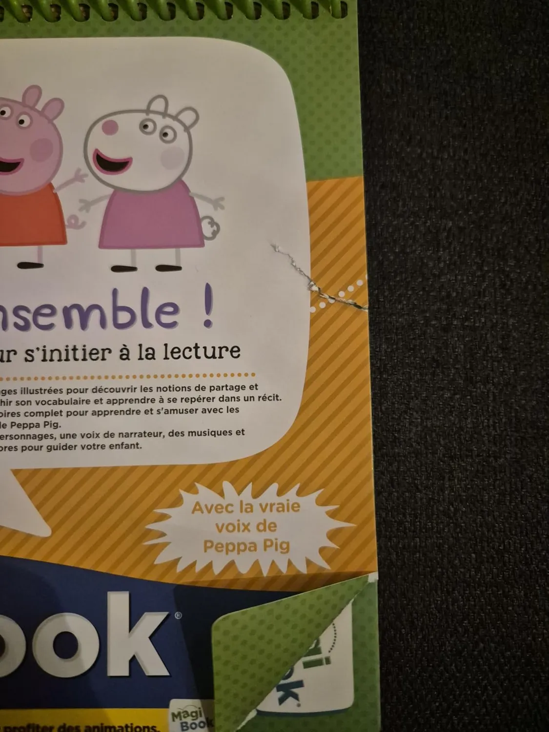 VTech MagiBook Peppa Wutz Lernbuch 32 Seiten Französisch