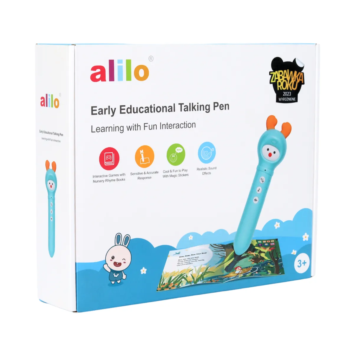 Alilo D3C interaktiver Stift Englisch-Lernset mit Büchern